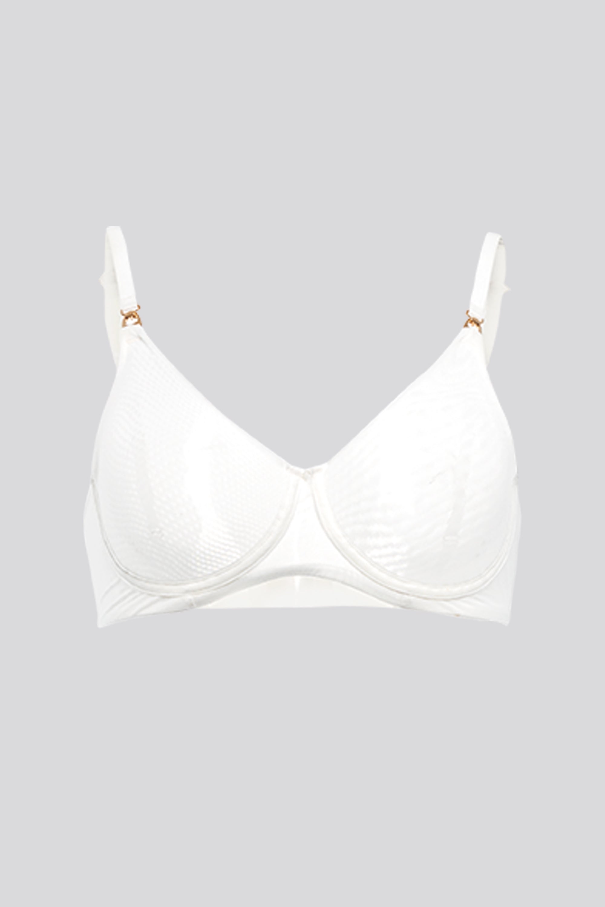 Invisible Wired Tulle Bra Ivory