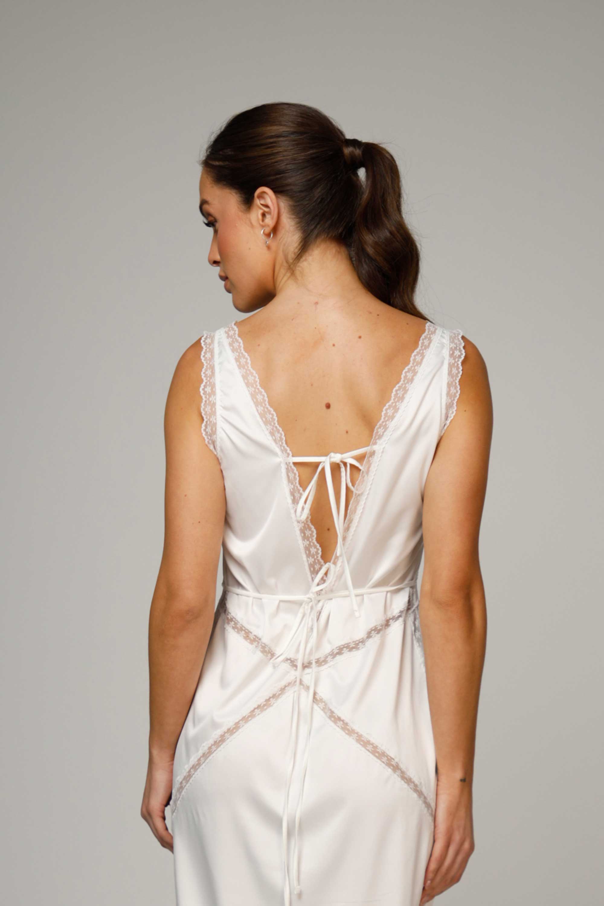 Ellipse Return Long Slip Dress