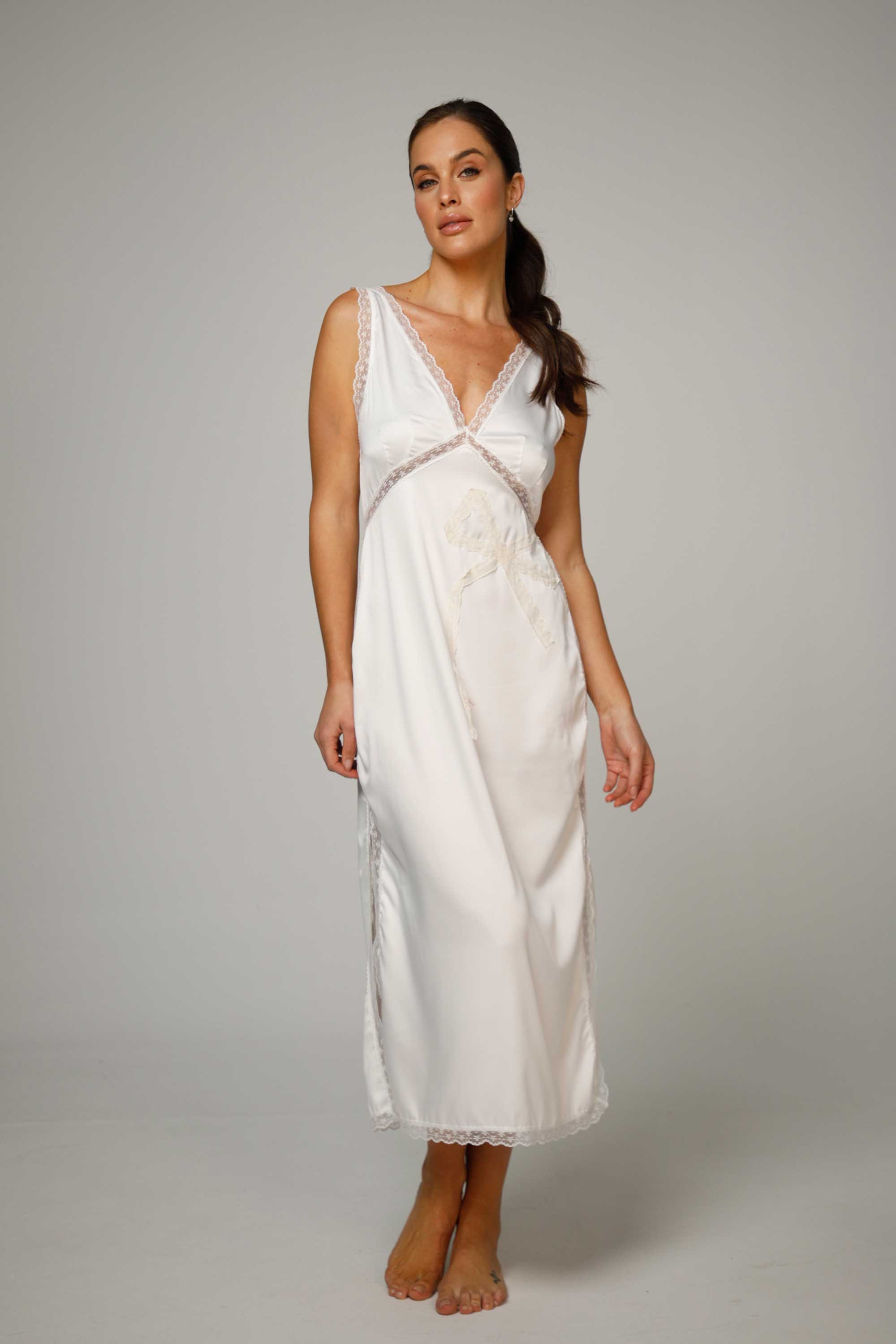 Ellipse Return Long Slip Dress