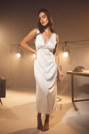 Ellipse Return Long Slip Dress