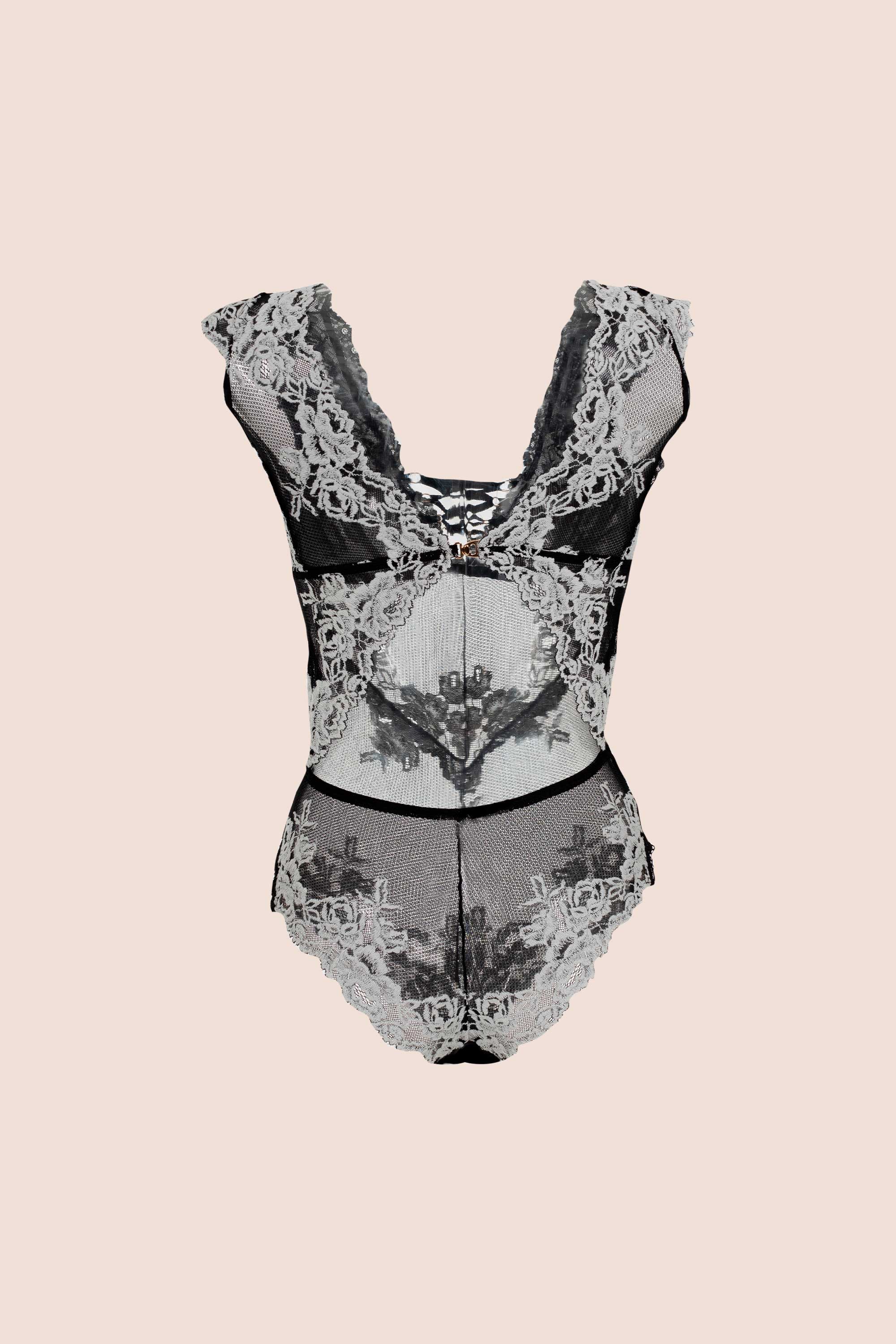 Connecting with Nature Bodysuit Black