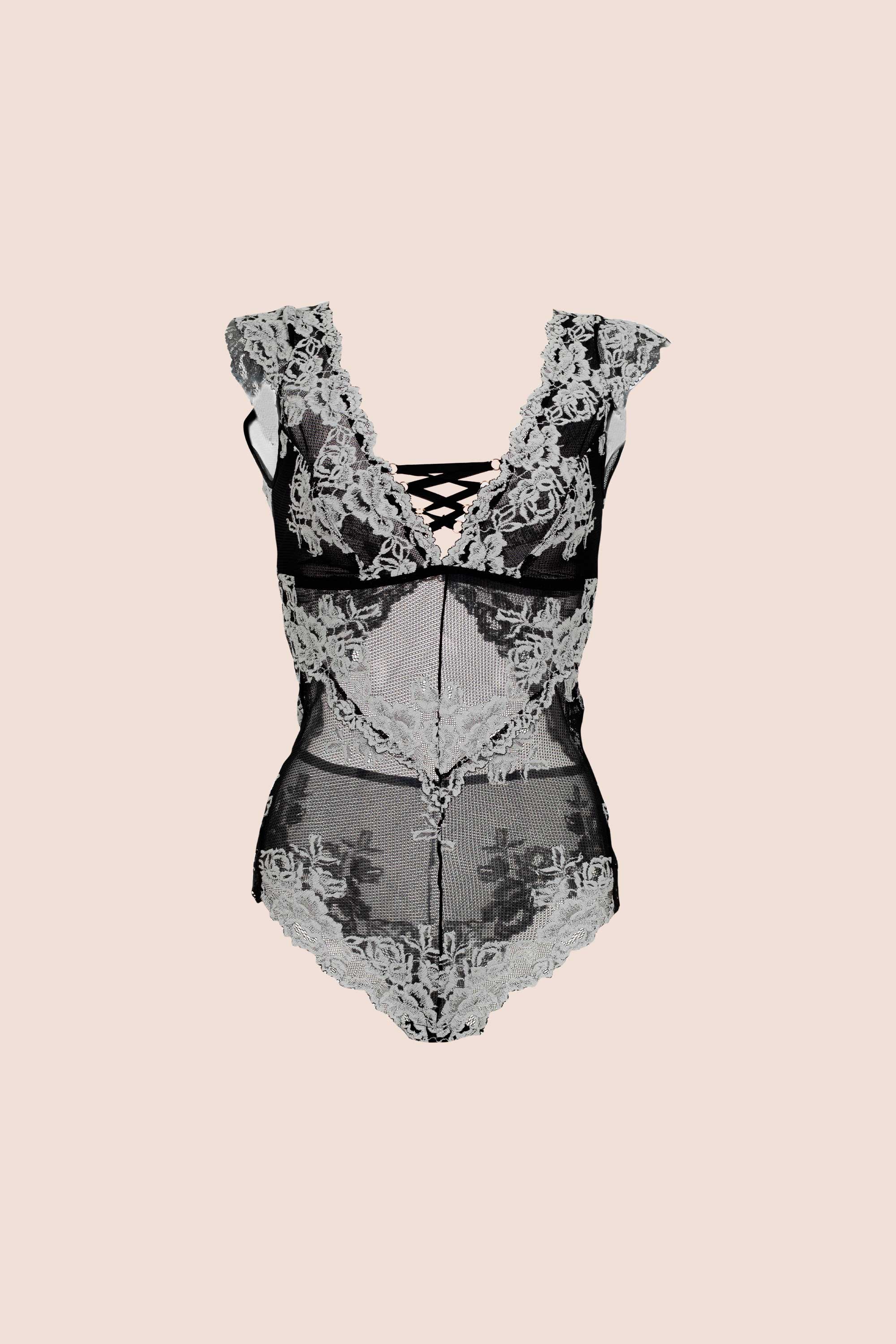 Connecting with Nature Bodysuit Black