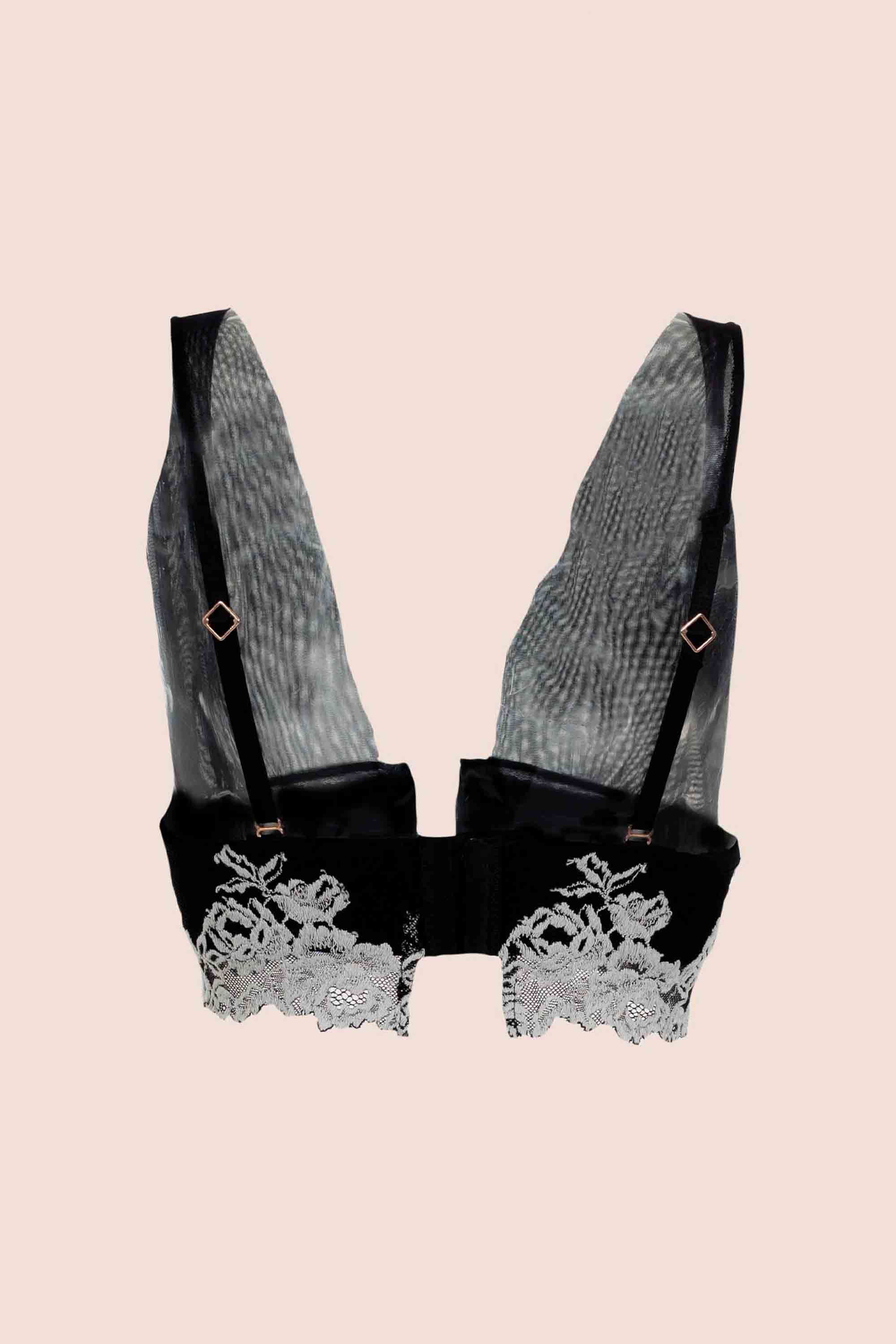 Connecting with Nature Bralette Bra Black