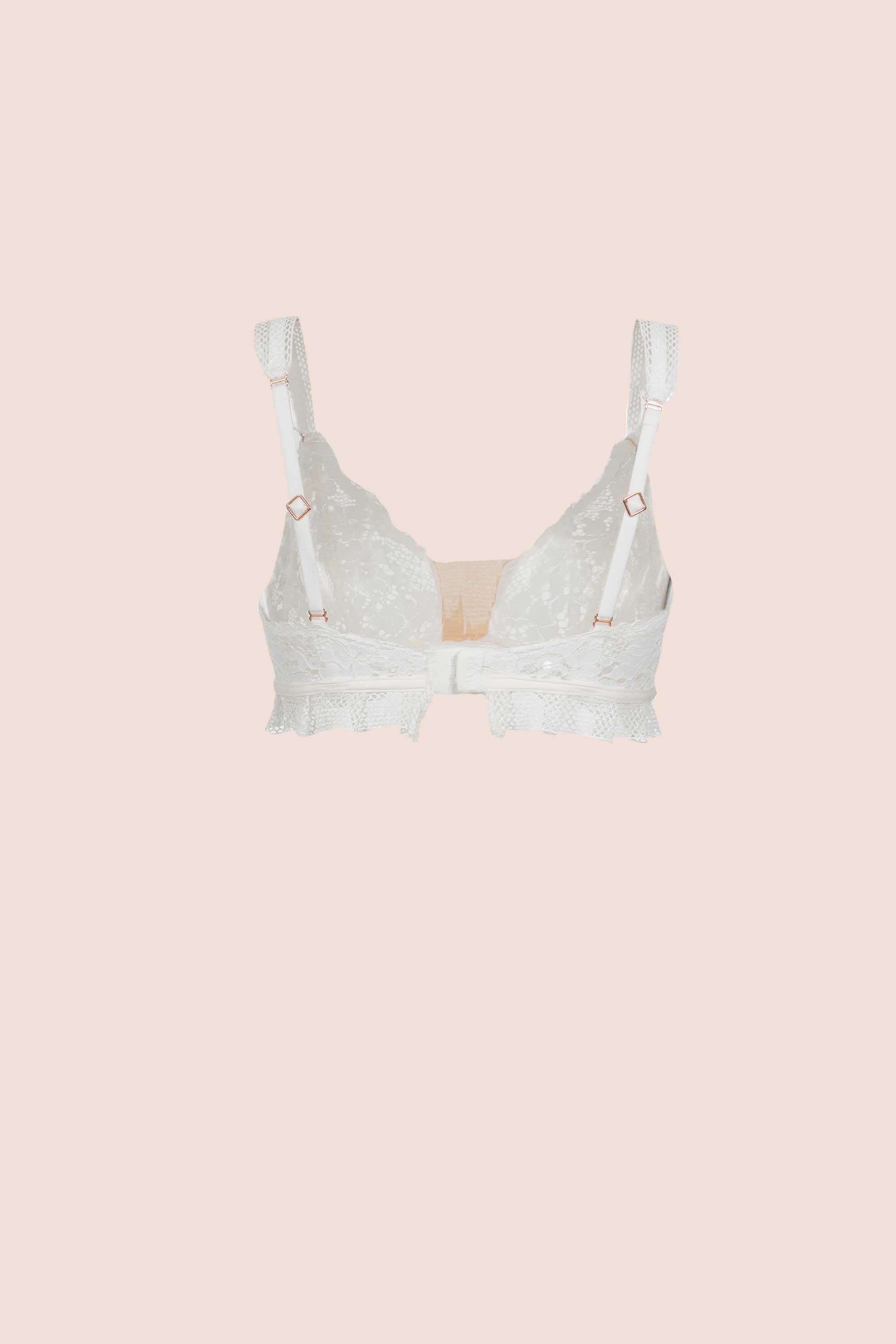 Connecting with Culture Lace Bralette Ivory