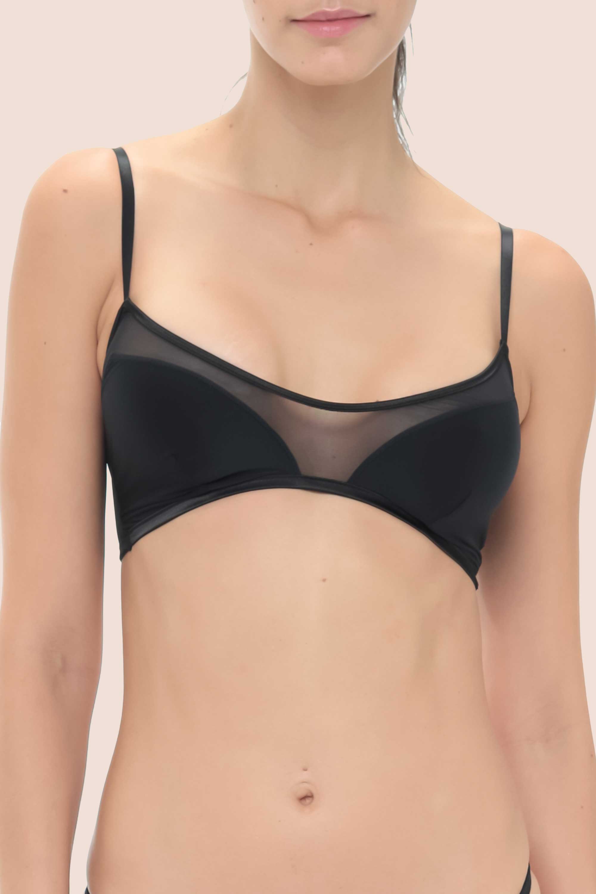 Connecting With Your Inner Self
 Bralette Bra Black