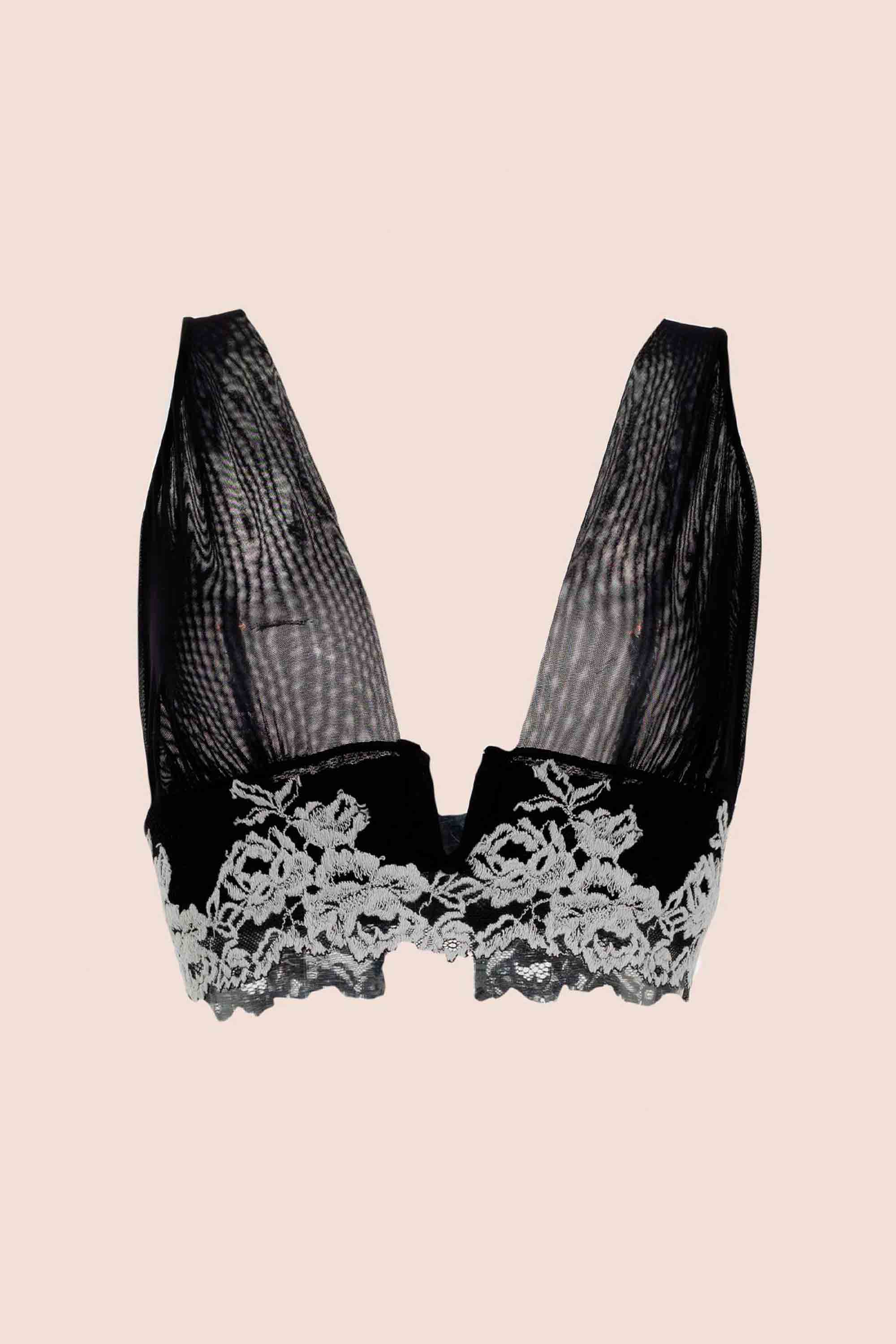 Connecting with Nature Bralette Bra Black