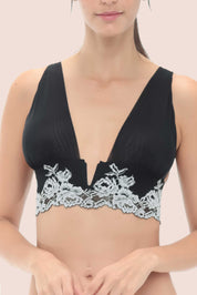 Connecting with Nature Bralette Bra Black