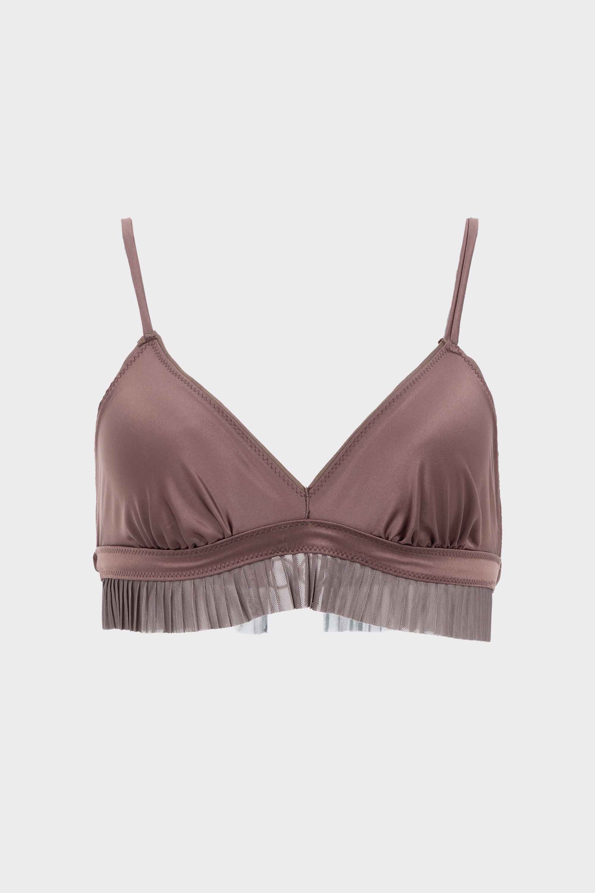 ELLIPSE BY MAKENO RUFFLED BRALETTE