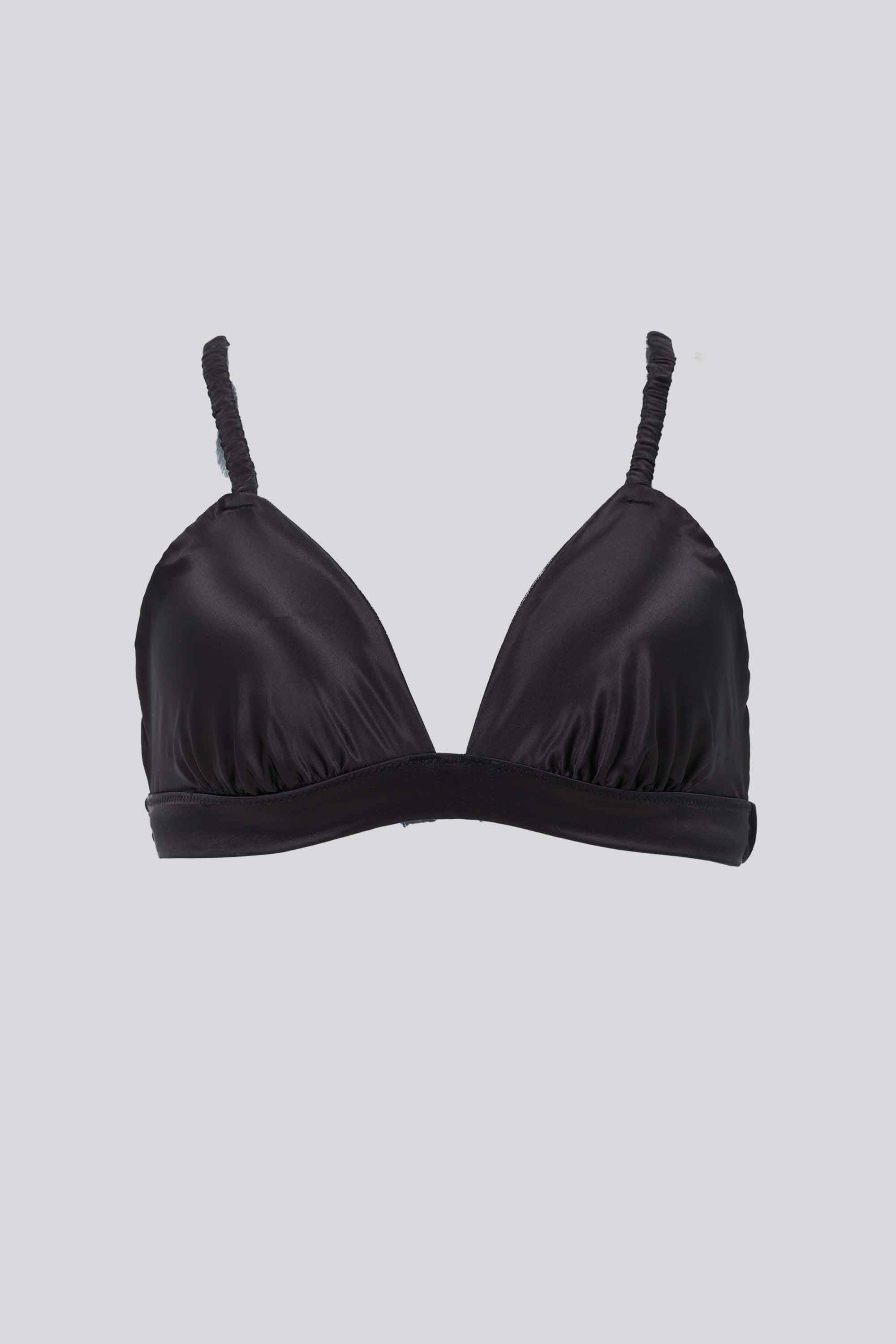 ELLIPSE SATIN BRALETTE