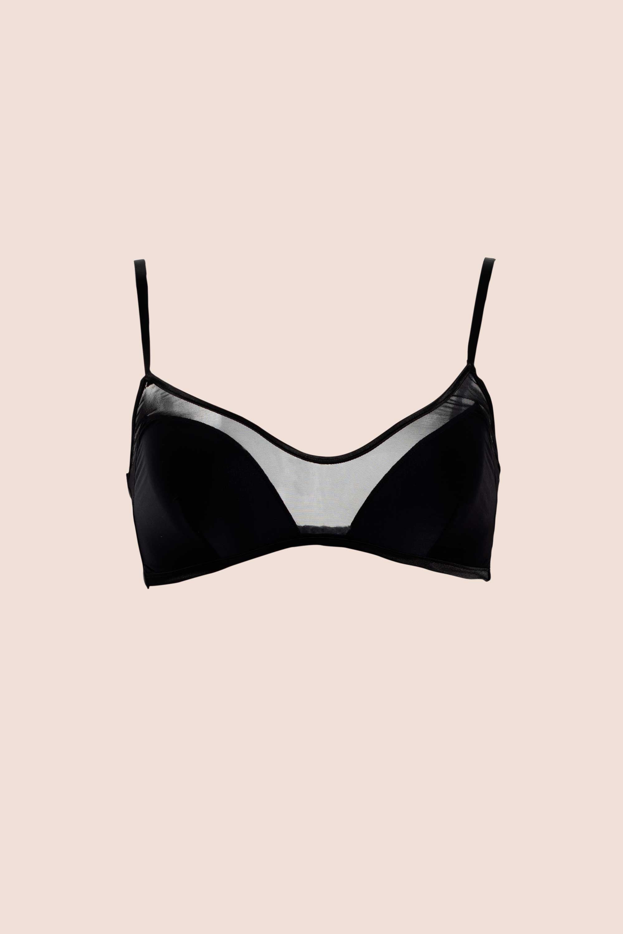Connecting With Your Inner Self
 Bralette Bra Black
