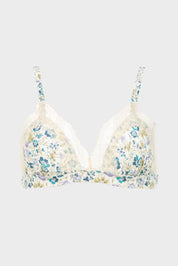 ELLIPSE BY GLORIA SALDARRIAGA COTTON MINIPRINT BRALETTE