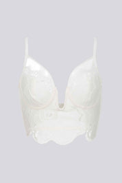 ELLIPSE COTTON LACE UNDERWIRE DEMI BRA
