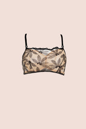 Connecting With Your Inner Self Embroided Tulle Underwire Bra