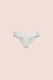 Connecting with Culture Lace Thong Ivory