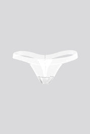 Invisible String Tulle Thong Ivory