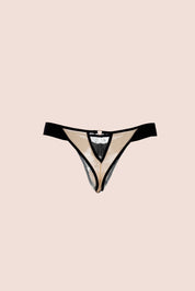 Connecting With Your Inner Self
 Embroided Tulle Thong