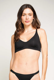 Seamless Comfort Bralette - Ellipse, Black