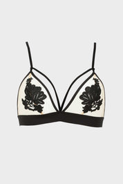 Deluxe Strappy Bralette Bra Black