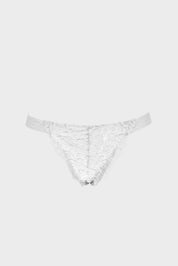 Vintage Lace Thong Ivory