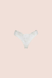 Connecting with Culture Lace Thong Ivory