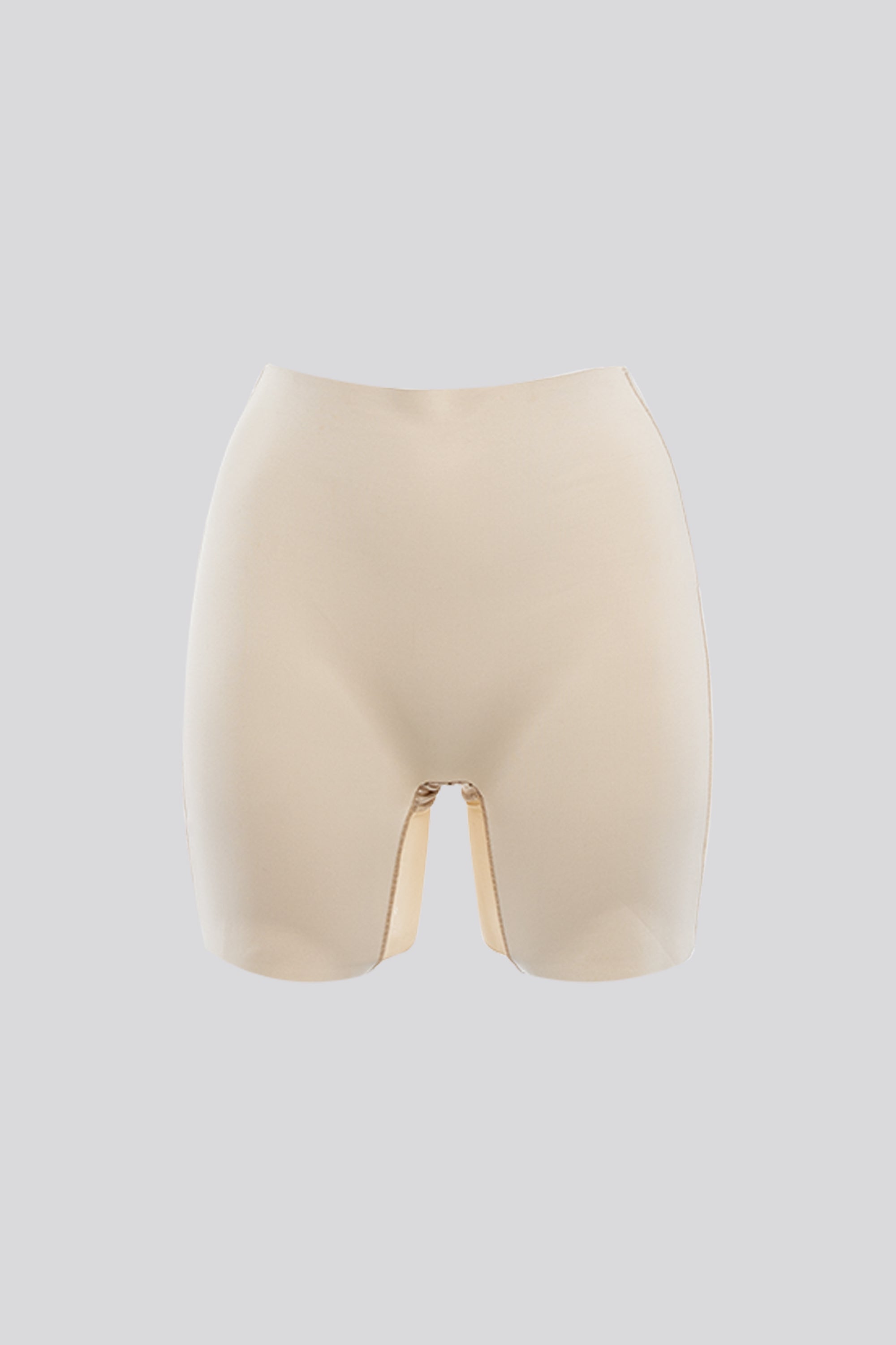 Invisible Low Back Tulle Short Nude
