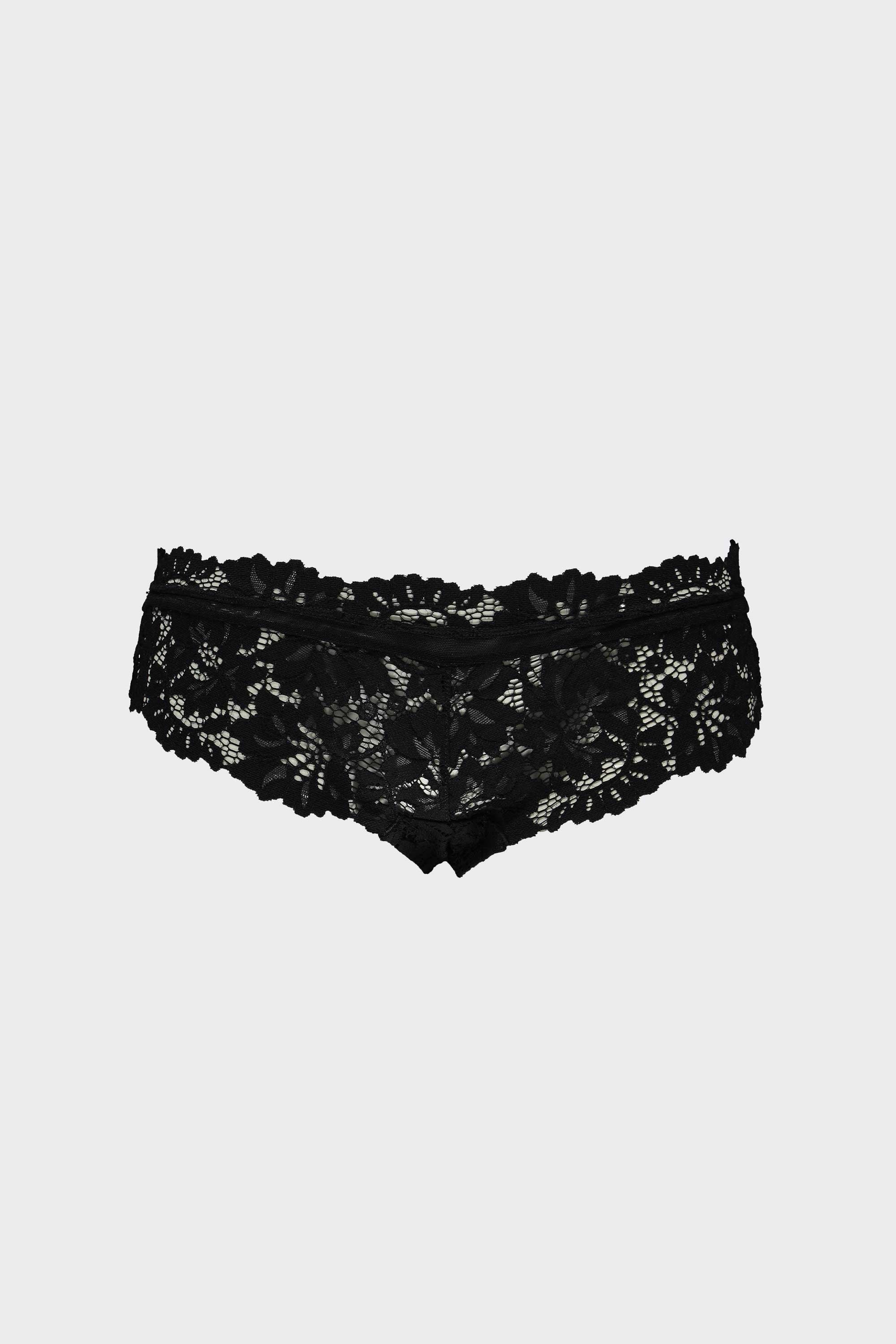 Vintage Lace Brief Black