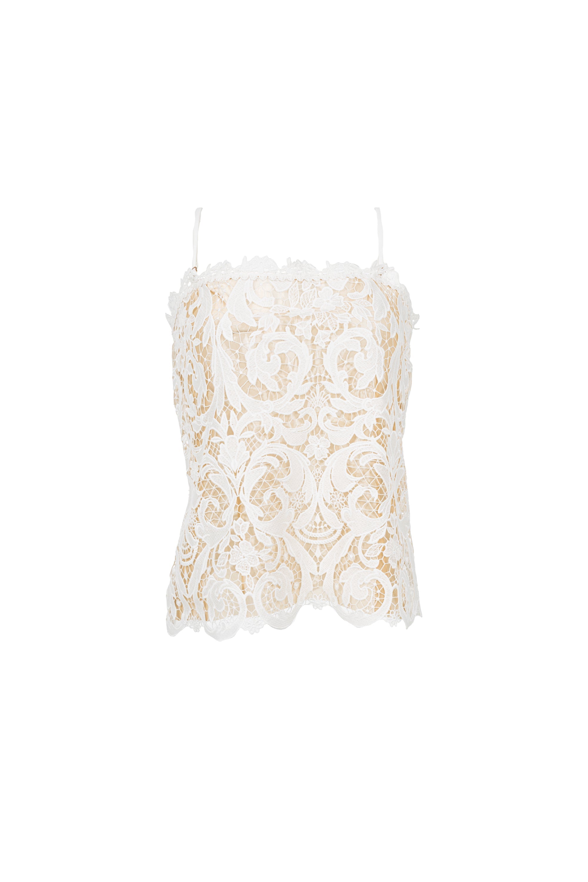ELLIPSE GLOW LACE CAMI TOP
