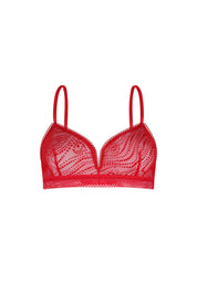 ELLIPSE ECHOES BRALETTE RED