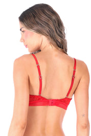 ELLIPSE ECHOES BRALETTE RED