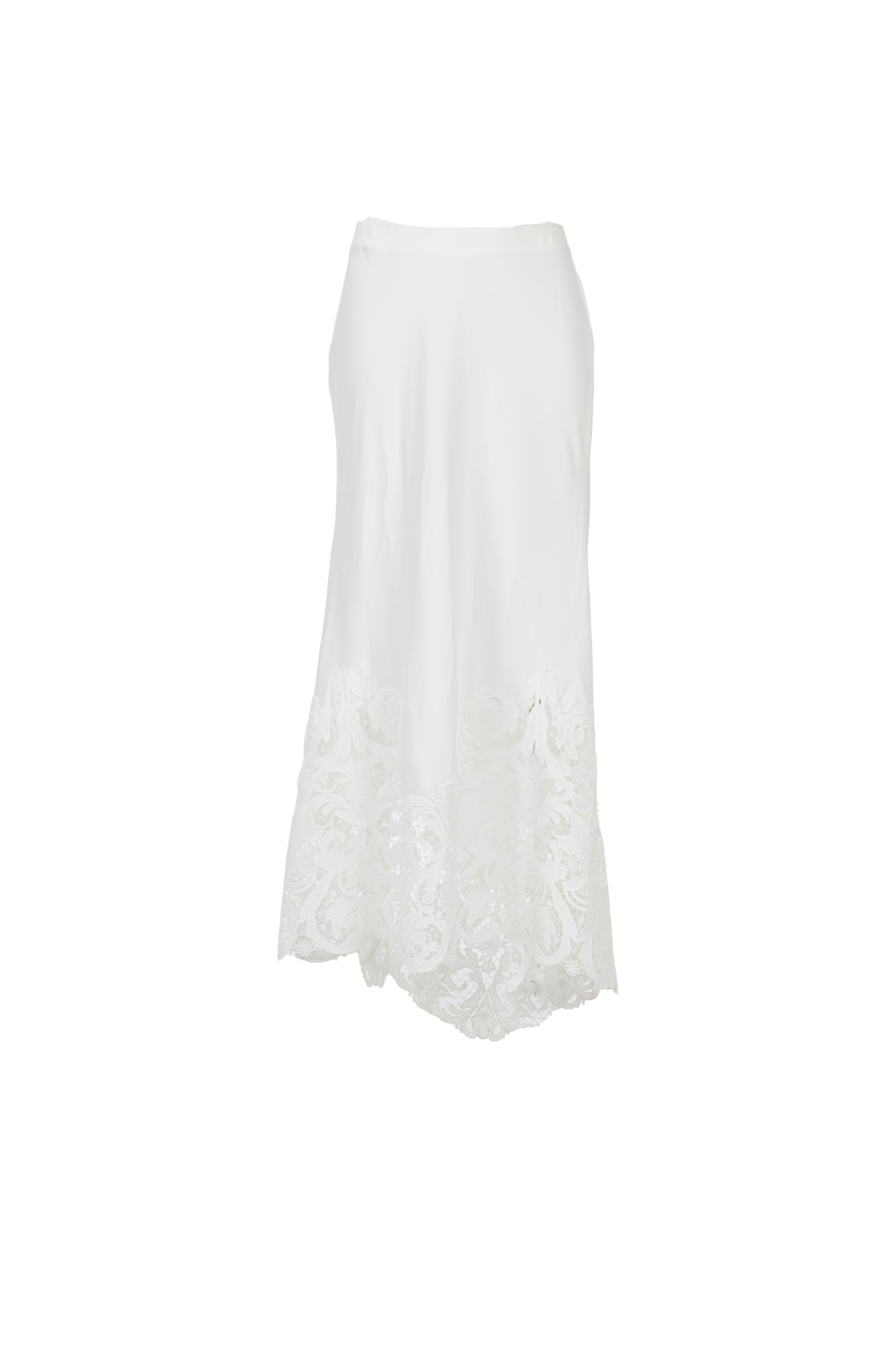 ELLIPSE GLOW SATIN MIDI SKIRT