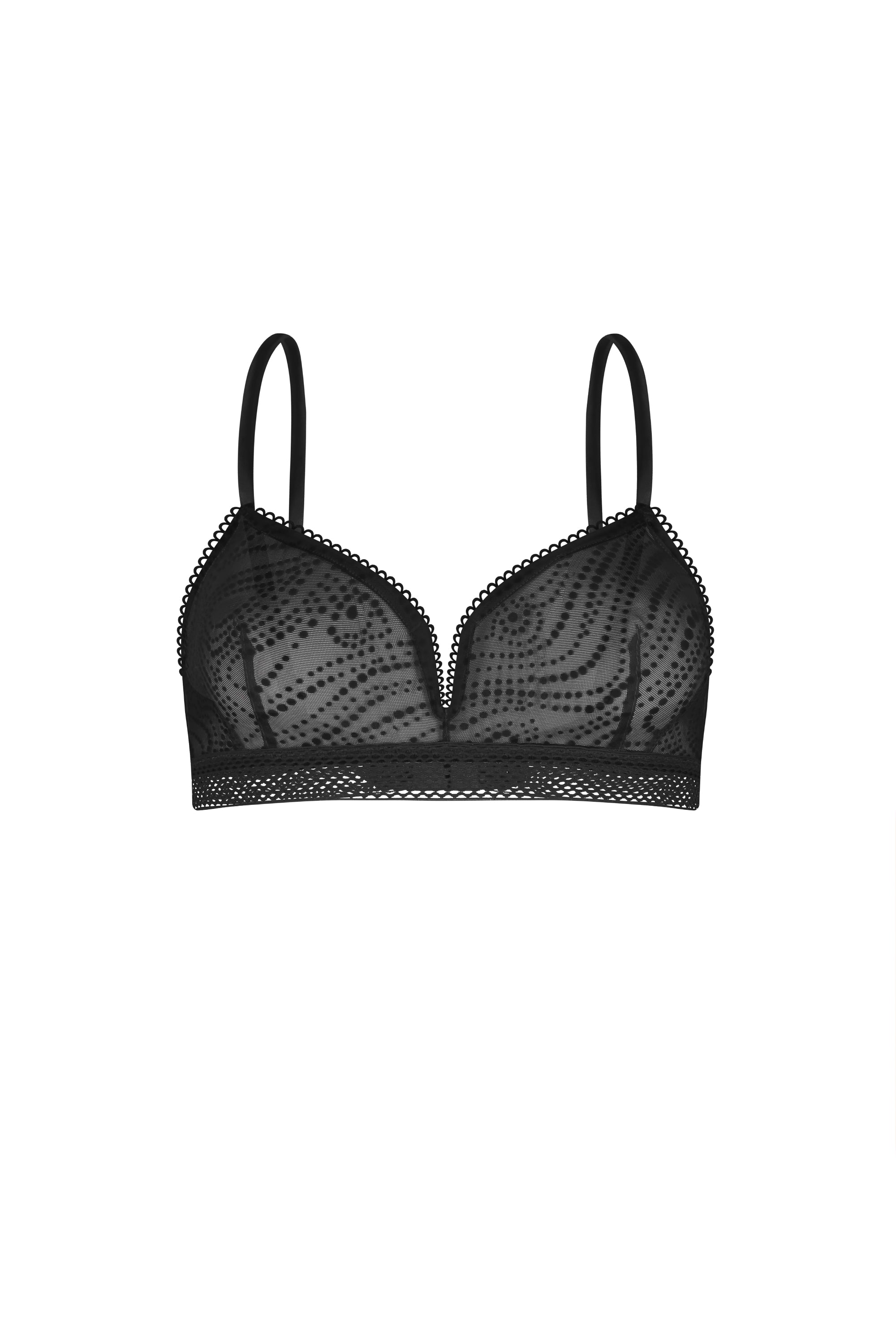 ELLIPSE ECHOES BRALETTE BLACK