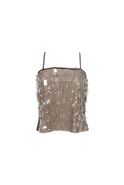 ELLIPSE GLOW SEQUINS CAMI TOP