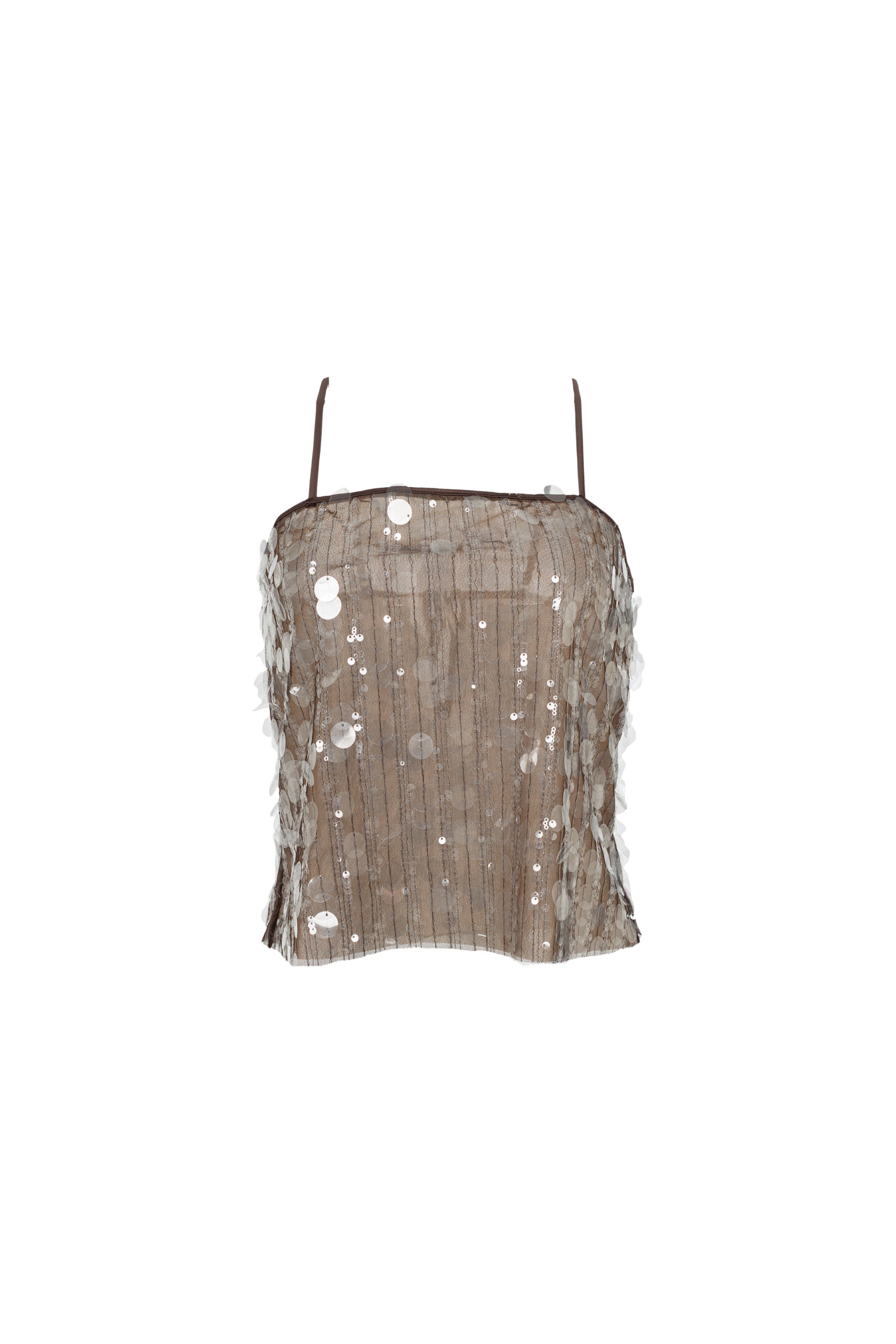 ELLIPSE GLOW SEQUINS CAMI TOP