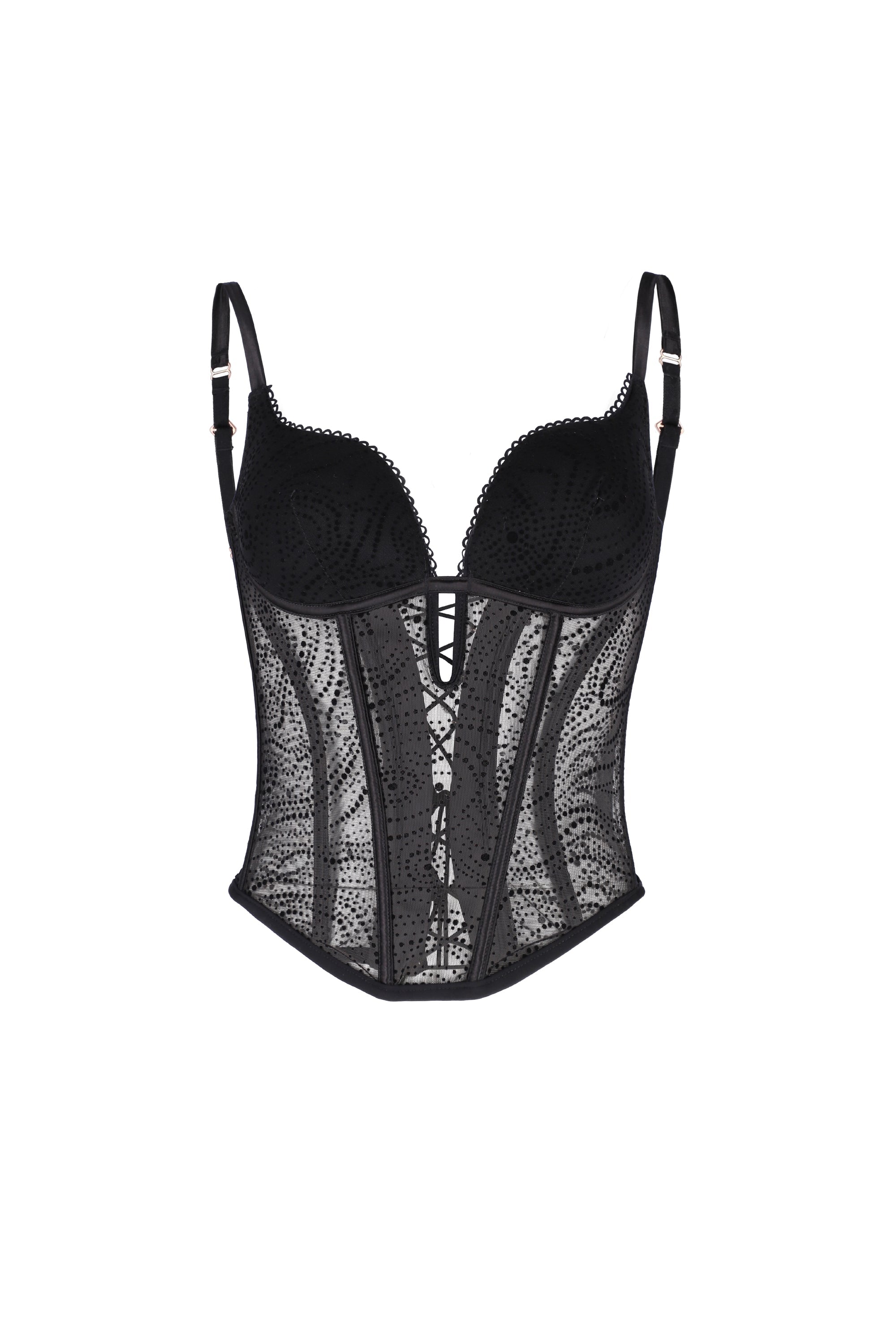 ELLIPSE ECHOES CORSET BLACK