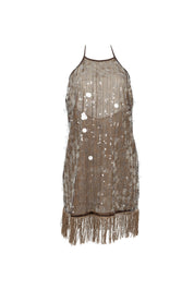 ELLIPSE GLOW SEQUINS MINI DRESS