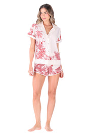 ELLIPSE ECHOES PAJAMA SHORTS SET