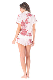 ELLIPSE ECHOES PAJAMA SHORTS SET
