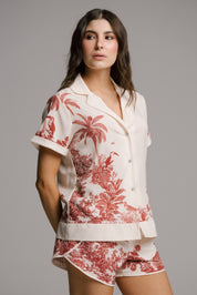 ELLIPSE ECHOES PAJAMA SHORTS SET