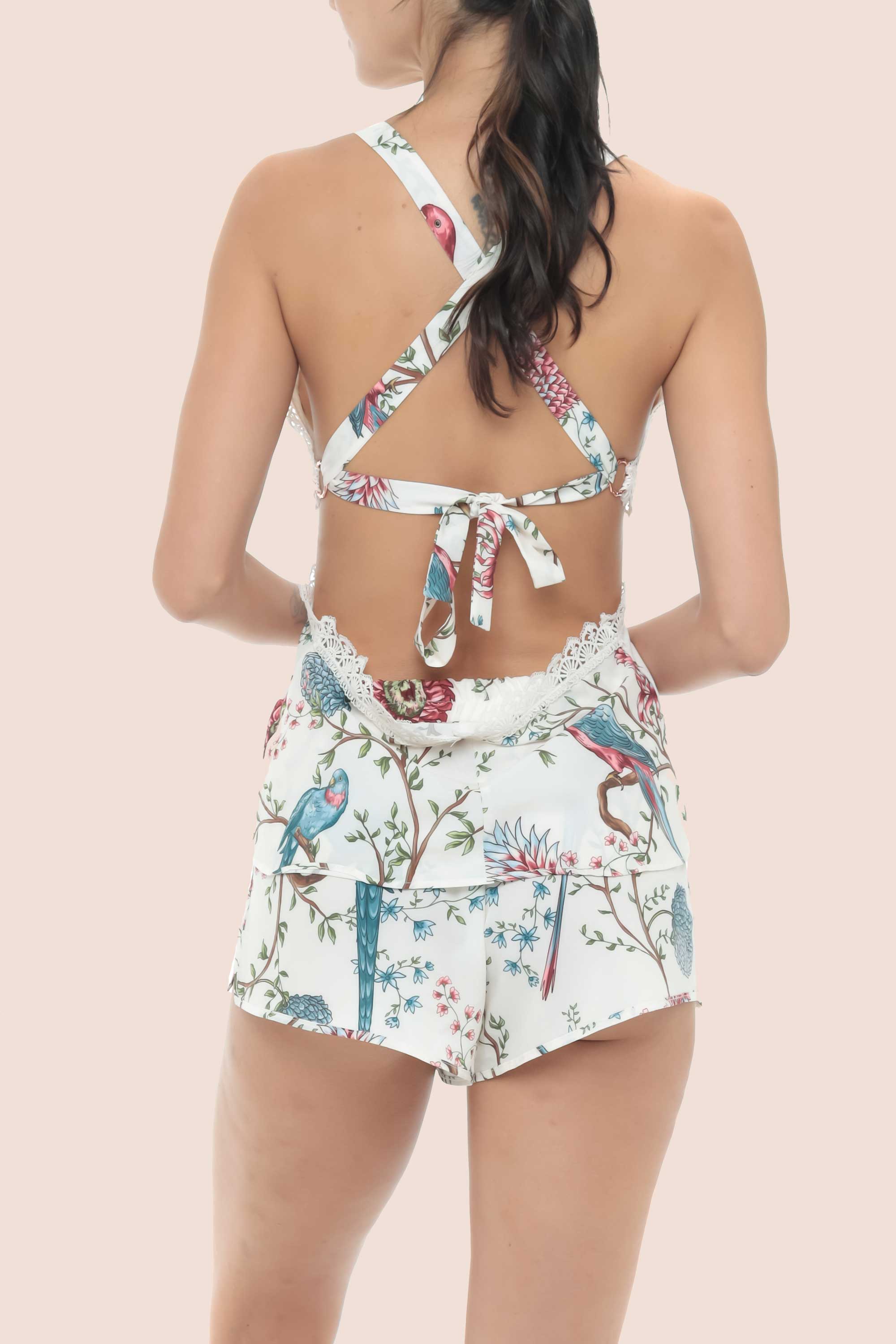 Connecting with Meditation Shorts Pajama Set