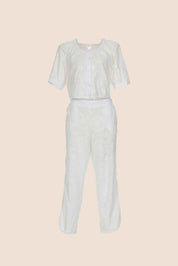 Connecting with Culture Eyelet Pant Pajama Set