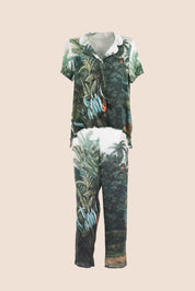 Connecting With Your Inner Self
 Long Pajama Set Printed