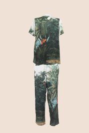 Connecting With Your Inner Self
 Long Pajama Set Printed