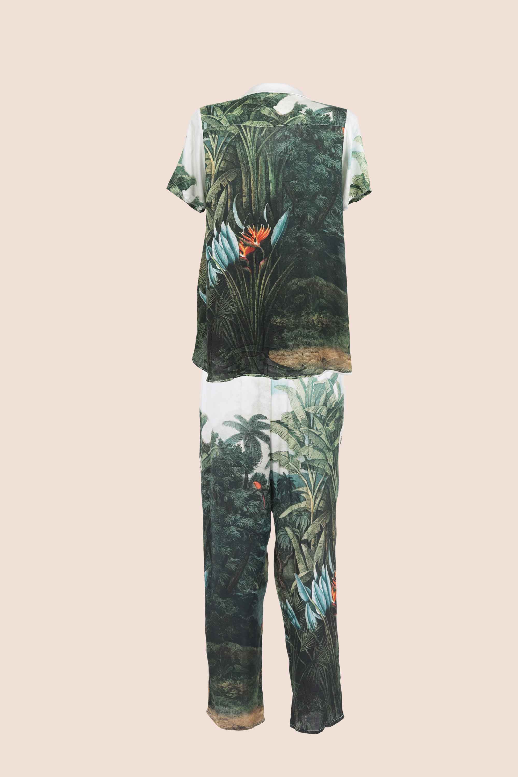 Connecting With Your Inner Self
 Long Pajama Set Printed