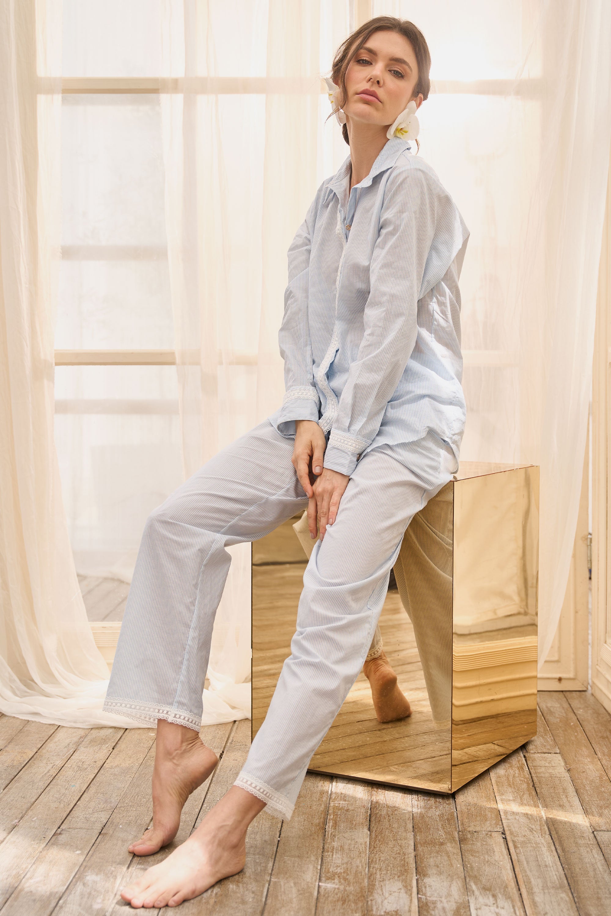 ELLIPSE ULTRA-COMFORT LONG PAJAMA SET