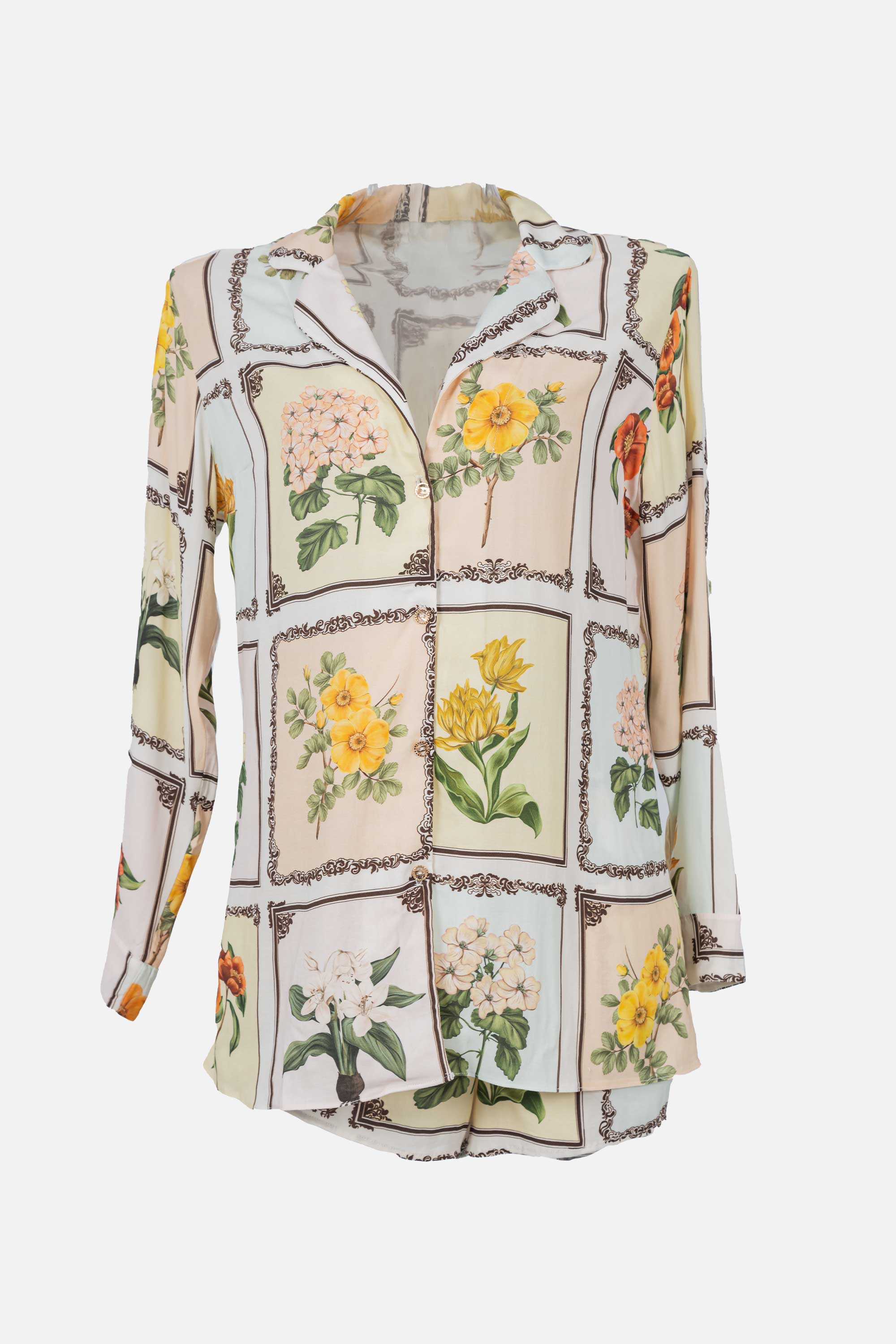 ELLIPSE CONTINUITY LONG SLEEVE AND SHORT PAJAMA SET