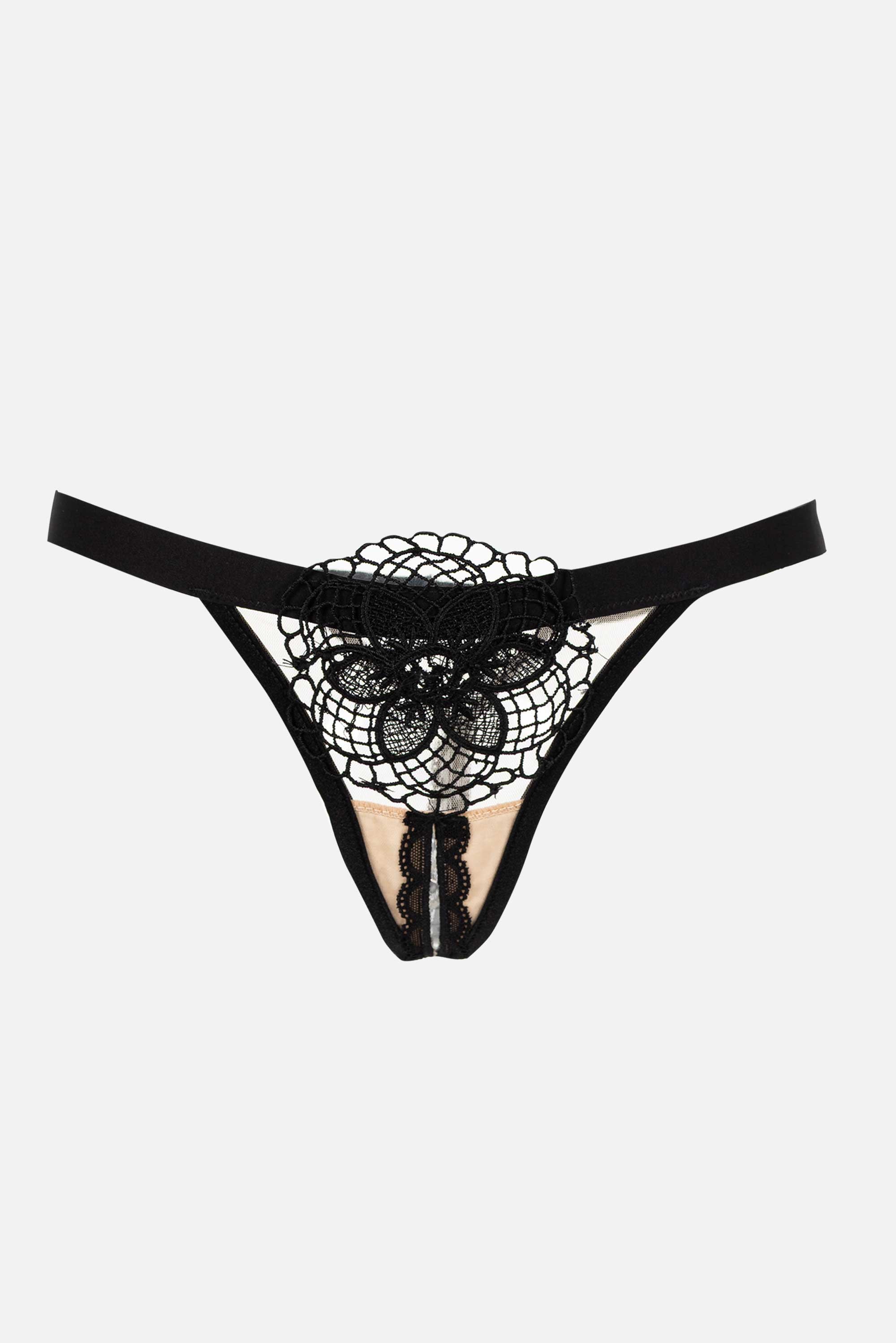 Ellipse Memories Open Gusset Thong