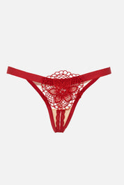 Ellipse Memories Open Gusset Thong