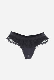 ELLIPSE SEXY OPEN GUSSET THONG