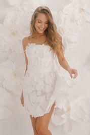 ELLIPSE AURA MINI DRESS NUDE