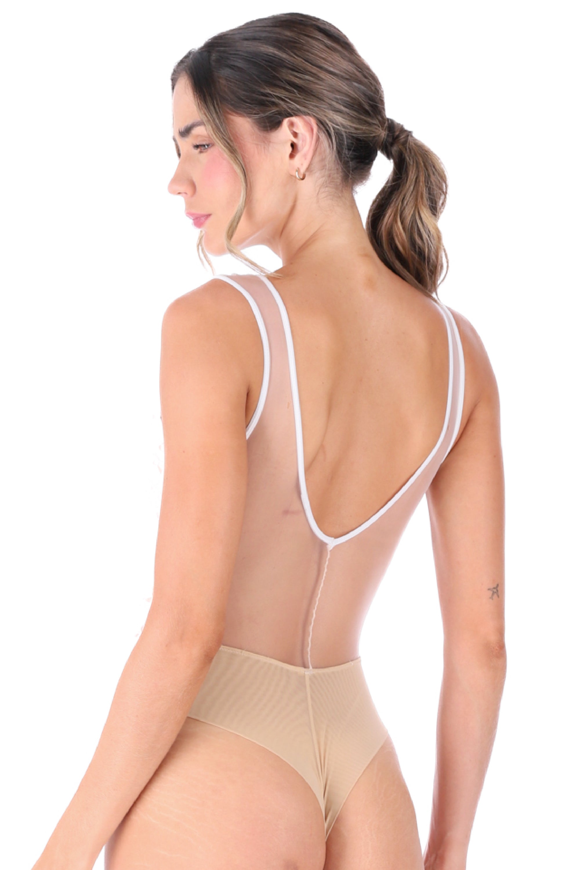 ELLIPSE AURA BODYSUIT NUDE